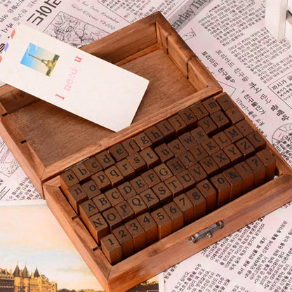 Gjør-det-selv bokstavstempel