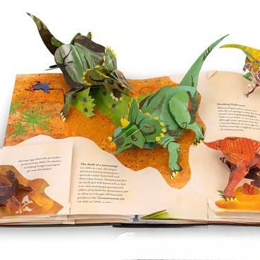 ⏰Spesiell ukentlig kampanje: 60 % rabatt🦖Encyclopedia 3D Prehistoric Dinosaurs📙HARDCOVE
