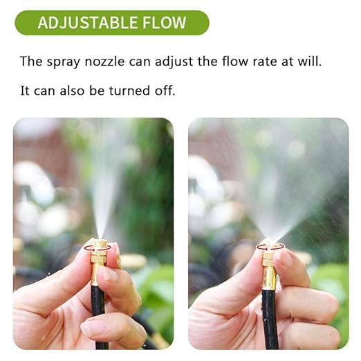 🔥Superdeal! 40 % rabatt! – 360° buet automatisk vanningssystem – Effektiv vanning for hele hagen