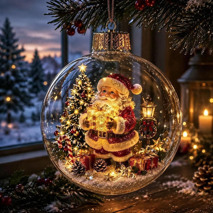 🎄Leuchtende Weihnachts-Diorama-Ornamente – Eine kleine Winterwelt in Ihrer Handfläche👼