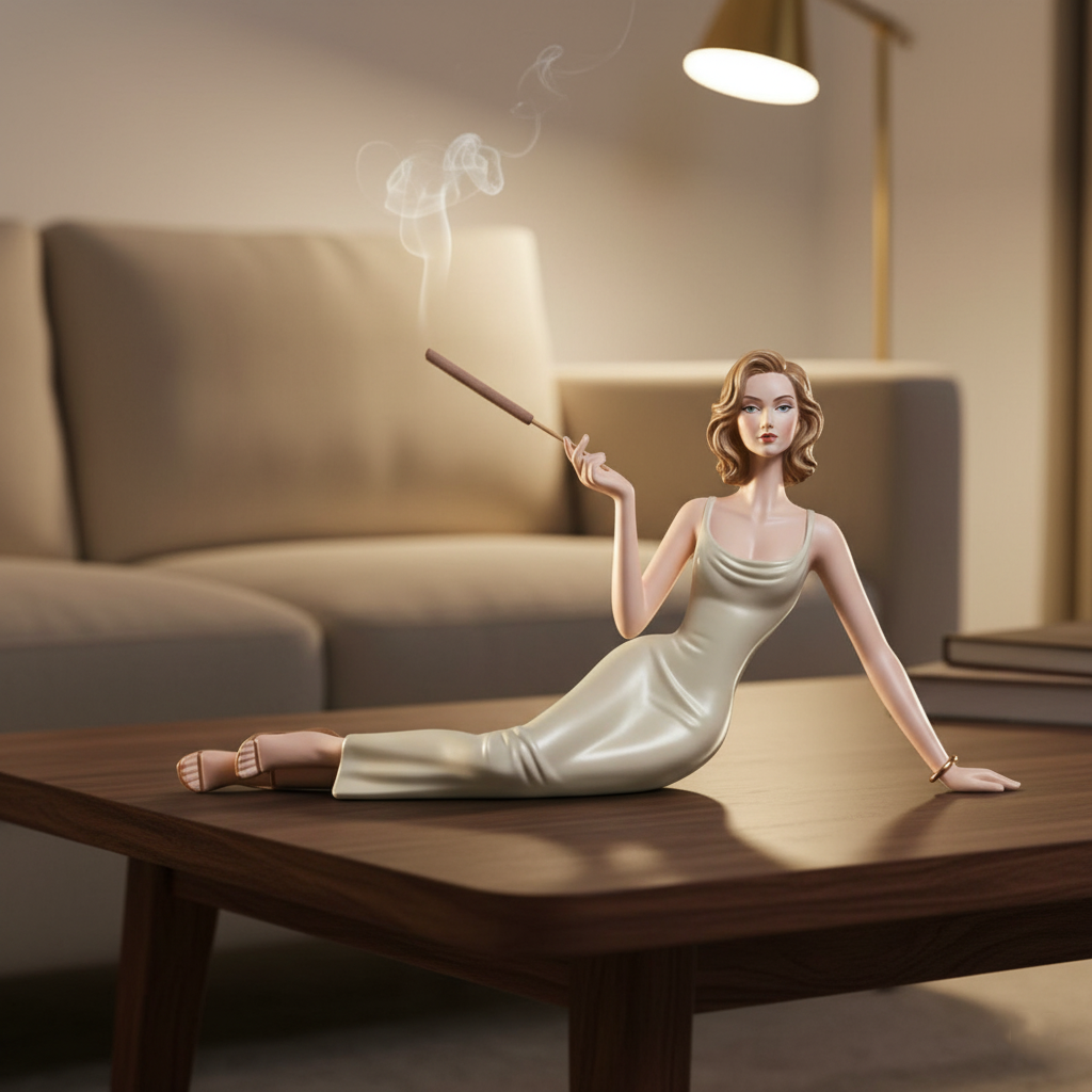 Skulpturale Aromatherapie-Räucherfigur