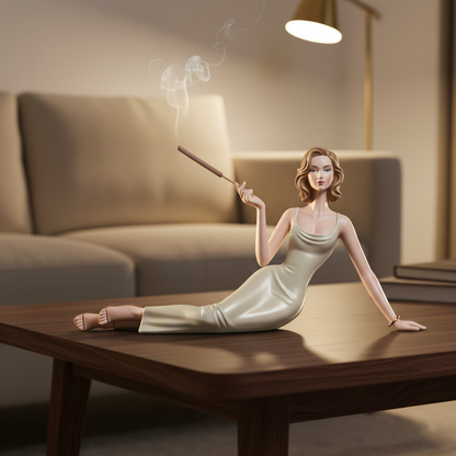 Skulpturale Aromatherapie-Räucherfigur