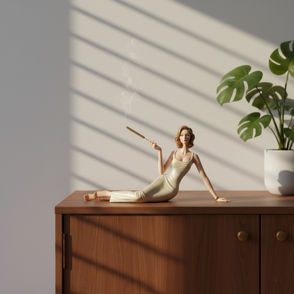 Skulpturale Aromatherapie-Räucherfigur