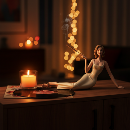 Skulpturale Aromatherapie-Räucherfigur