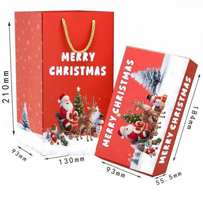 💥Unik sammenleggbar pop-up-julegaveeske💥