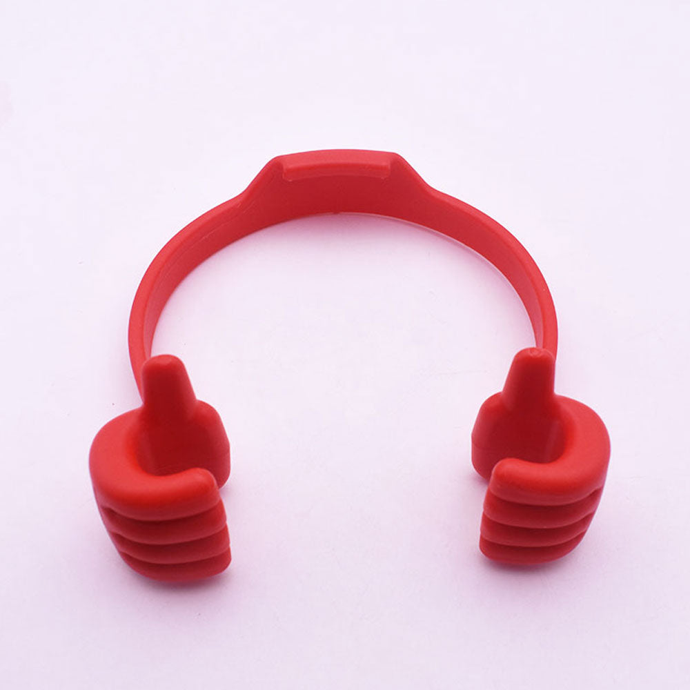 Søt tommelen opp lat telefonholder