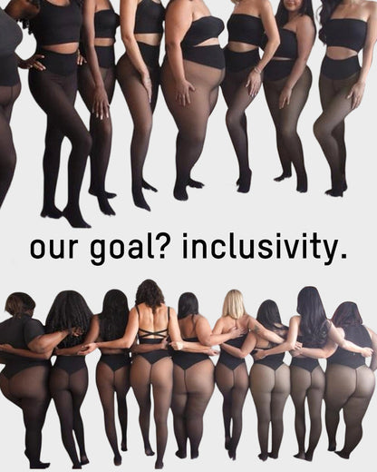 ⚡50 000+ SOLGT!❄️Formforsterkende fleeceleggings med én søm✨✨Hold deg varm. Se flott ut. 💕