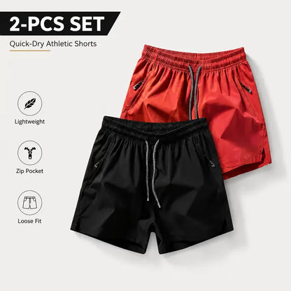 ❄️ Ice Silk Schnelltrocknende Sport-Shorts 4er-Pack – Uneingeschränkter atmungsaktiver Komfort