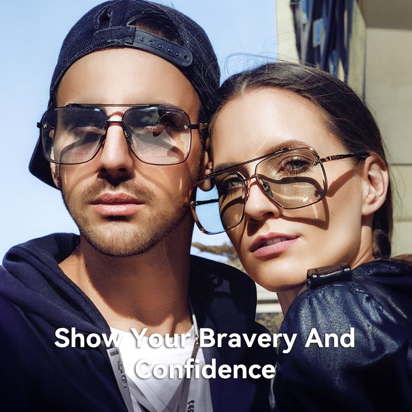 🎁Retro Gradient Solbriller UV400-beskyttelse