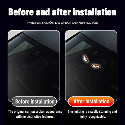 🟔 Laatste dag: 49% KORTING - Solar Demon Eye LED-raamlamp voor in de auto