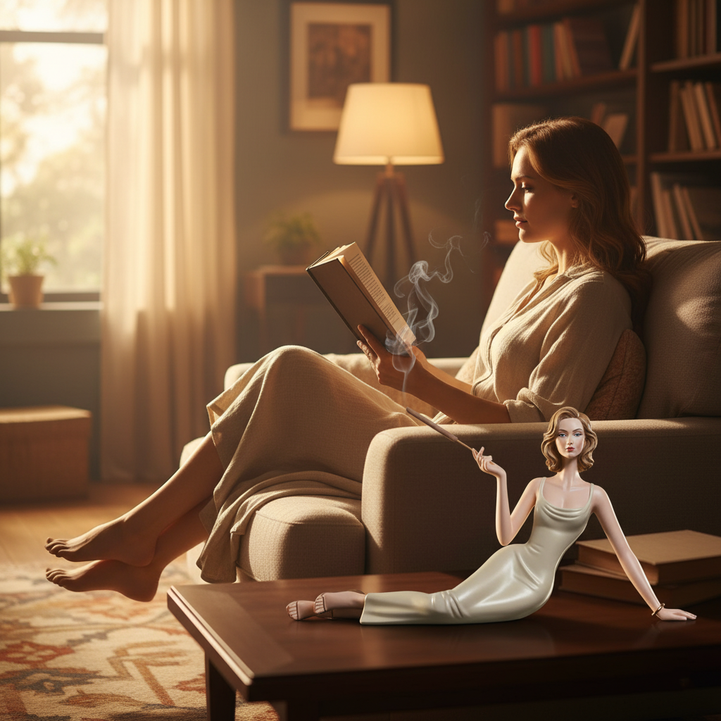 Skulpturale Aromatherapie-Räucherfigur