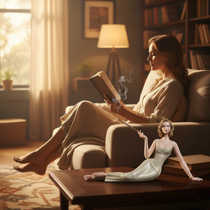 Skulpturale Aromatherapie-Räucherfigur