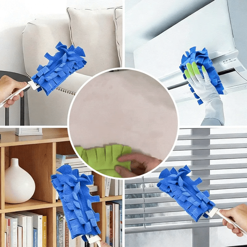 Wiederverwendbarer Chenille-Mikrofaser-Staubwedel