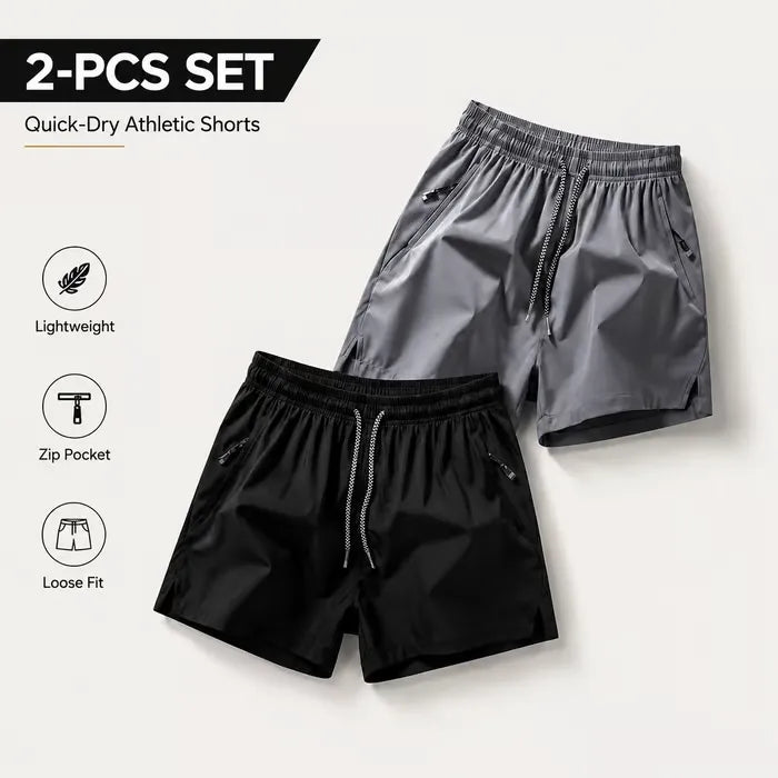 ❄️ Ice Silk Schnelltrocknende Sport-Shorts 4er-Pack – Uneingeschränkter atmungsaktiver Komfort