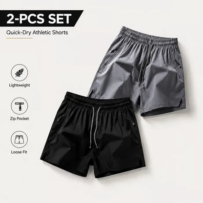❄️ Ice Silk Schnelltrocknende Sport-Shorts 4er-Pack – Uneingeschränkter atmungsaktiver Komfort