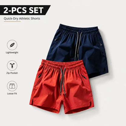 ❄️ Ice Silk Schnelltrocknende Sport-Shorts 4er-Pack – Uneingeschränkter atmungsaktiver Komfort