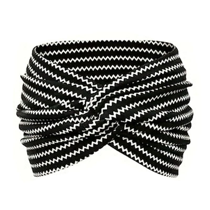 Stirnband im Boho-Stil & mit Paisley-Muster, breites elastisches Stirnband