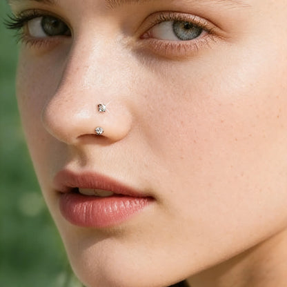 🔥Hufeisen-Gem-Nasenring – Innengewinde & Bequem