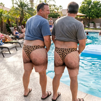 "Cheeky Commando" - lustige Badeshorts für Spaß - garantiert, dass die Leute zweimal hinschauen