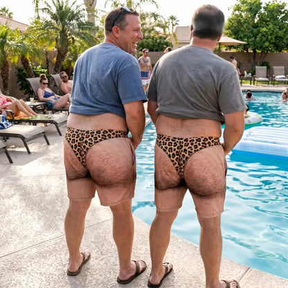 »Cheeky Commando« – lustige Badeshorts für Spaß – garantiert, f zu bekommen – fairyja