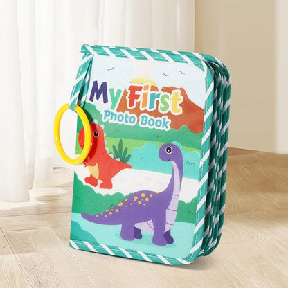 Min første babyfotobok med trygt speil