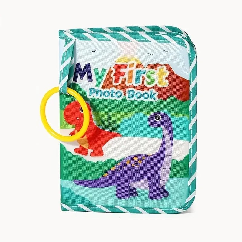 Min første babyfotobok med trygt speil