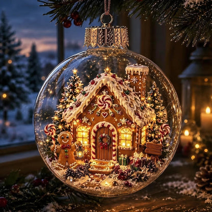 🎄Leuchtende Weihnachts-Diorama-Ornamente – Eine kleine Winterwelt in Ihrer Handfläche👼