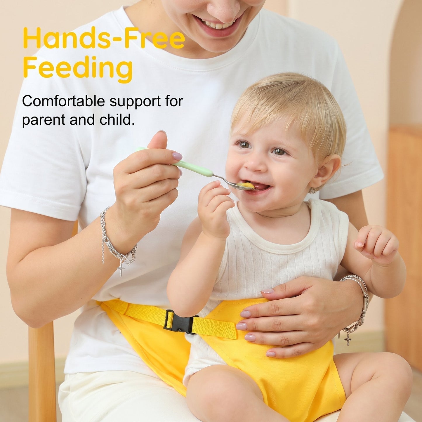 Sicherheitsgurte für Kinderstühle – Tragbarer Halter für Mahlzeiten