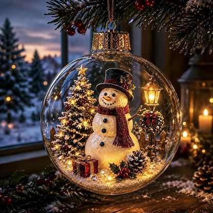🎄Leuchtende Weihnachts-Diorama-Ornamente – Eine kleine Winterwelt in Ihrer Handfläche👼