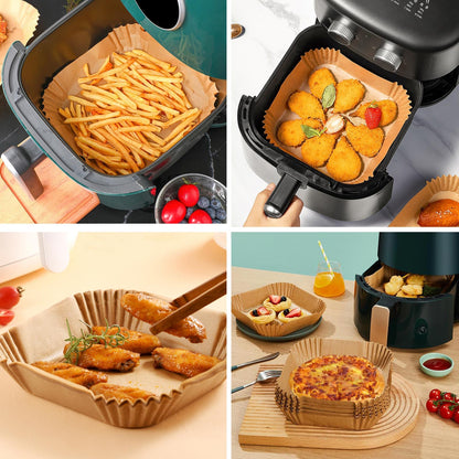 Einwegpapier für Heißluftfritteuse