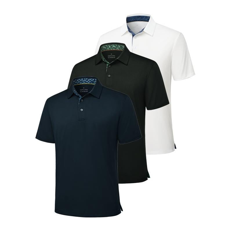 🔥Bestseller – 49% Rabatt👕3er-Pack Herren-Polos