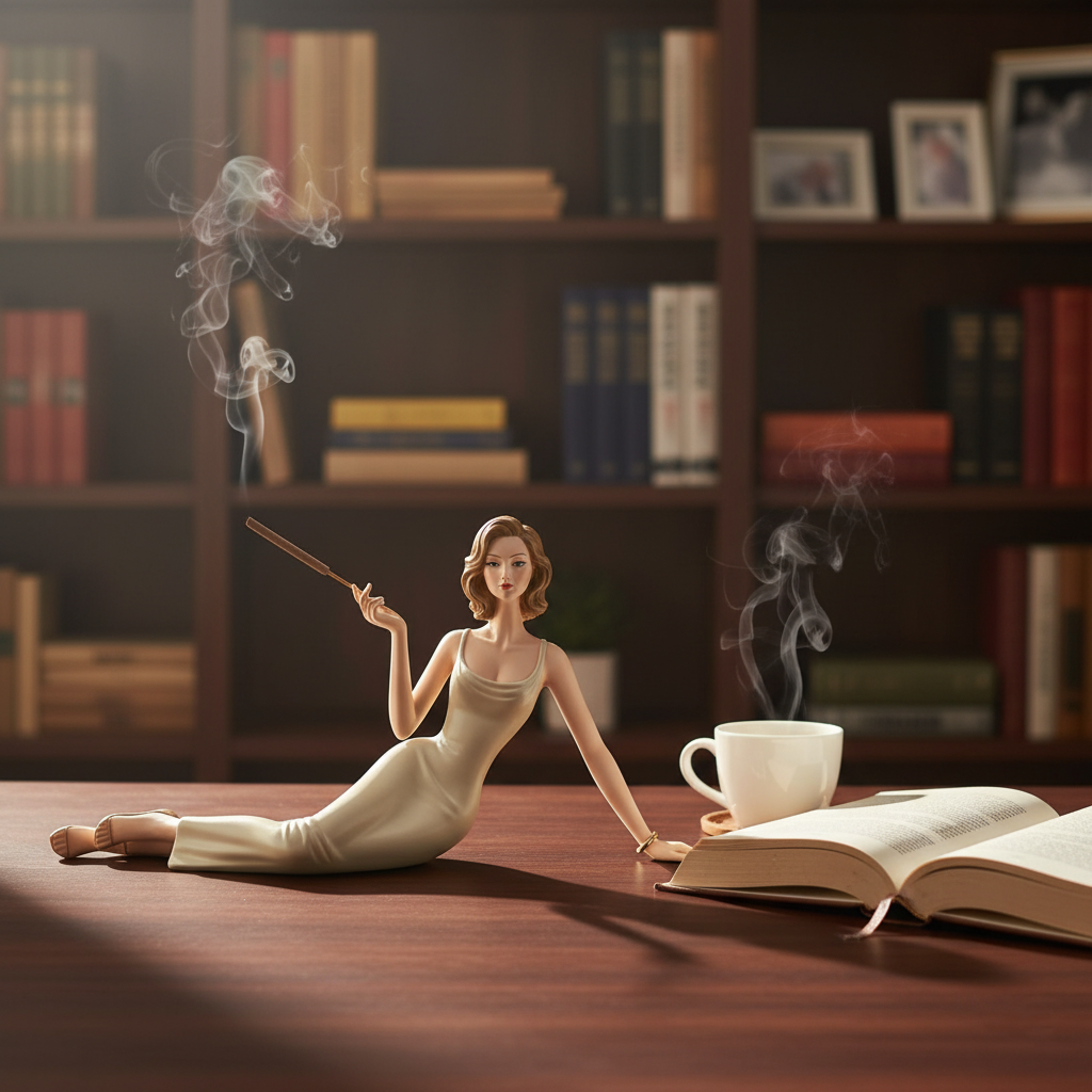 Skulpturale Aromatherapie-Räucherfigur