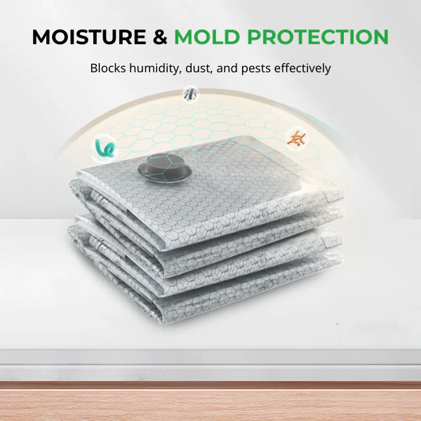 🏆⚡ 50K+ SOLD! Cordless Travel Vacuum Storage Compression Bag