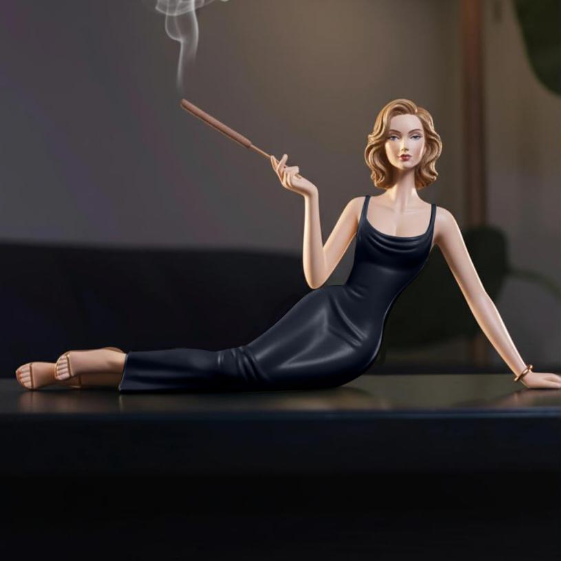 Skulpturale Aromatherapie-Räucherfigur