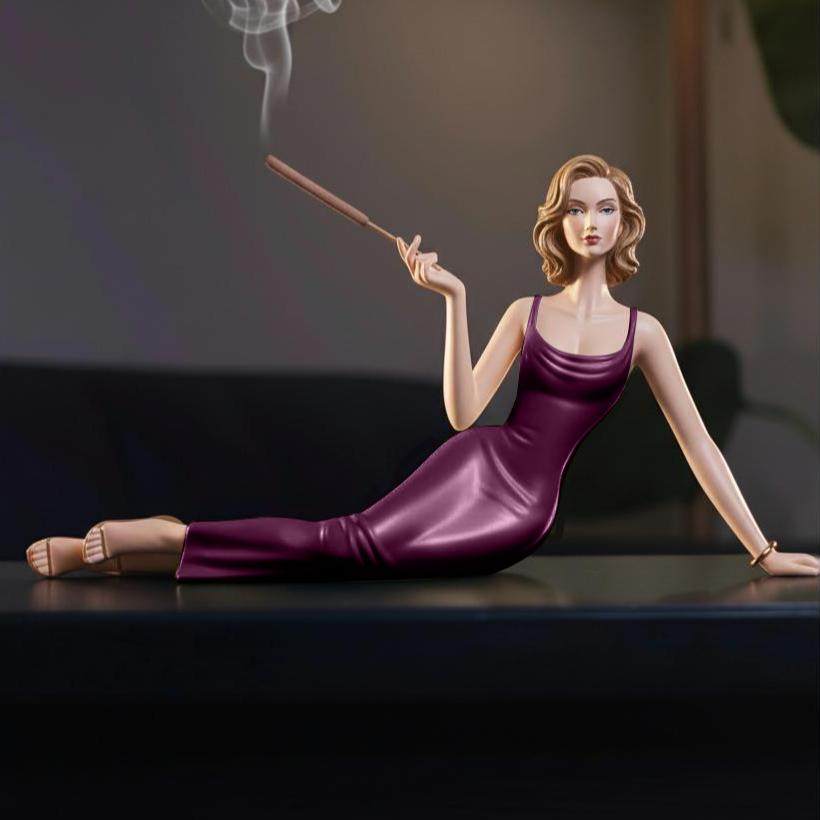 Skulpturale Aromatherapie-Räucherfigur