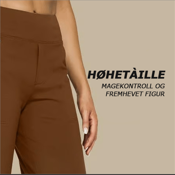 🔥Løse, høylivede forretningsbukser med uformelt liv