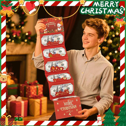 🎄 Julekonvolutt med kontanter og pengeklips