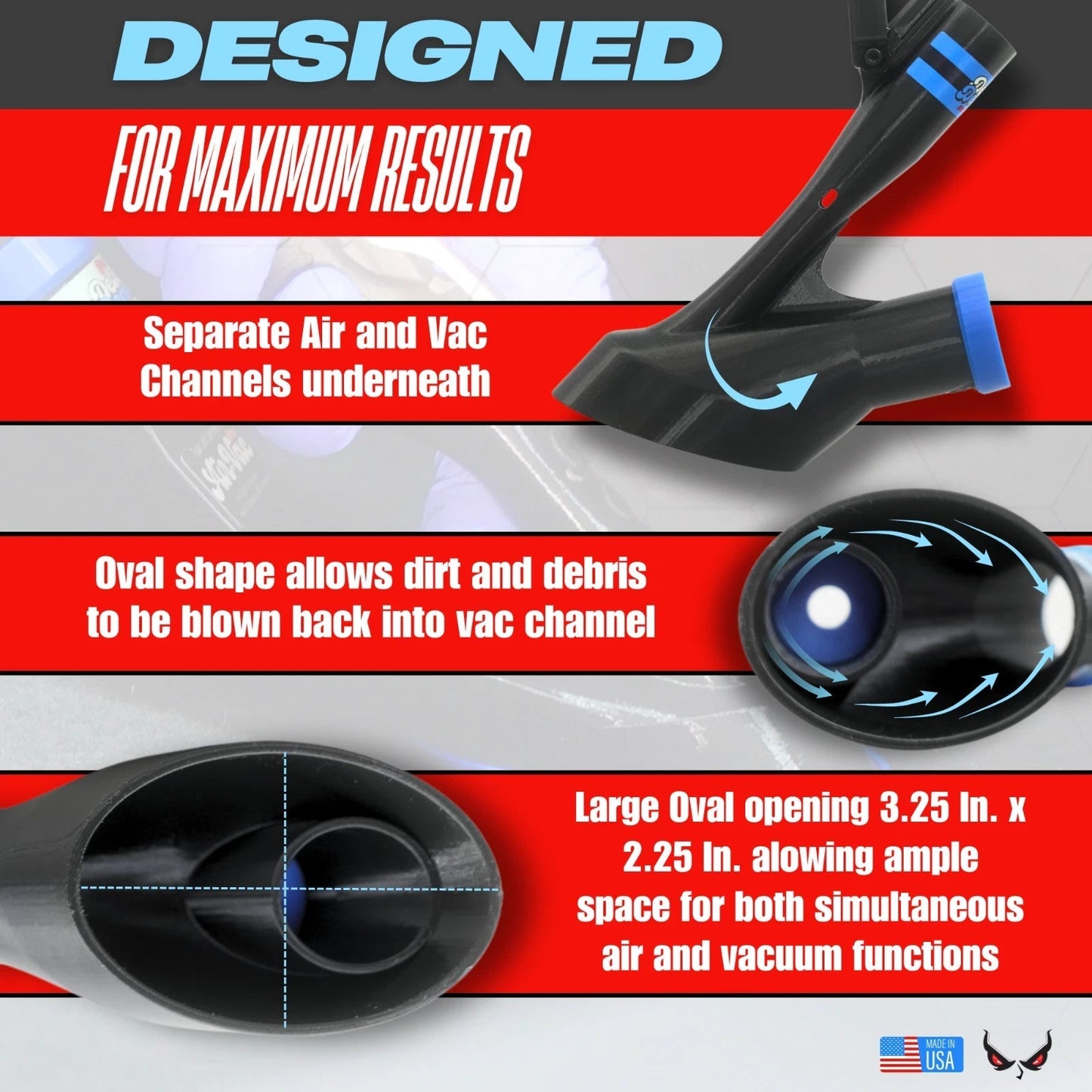 Air+Vac bilpleietilbehør