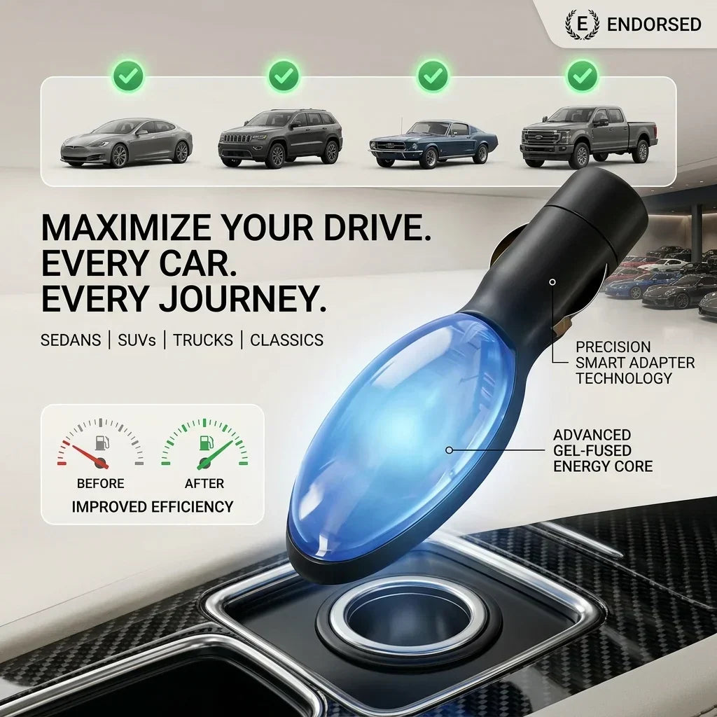 🚗 2026 New Upgrade FuelShark Fuel Sync Device – Automotive Gas Saver for Cars & Trucks, Spill Saver