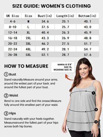 Løs passform tanktopp med innebygd BH