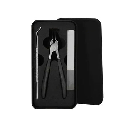 Sklisikre negleklippere med skråkant, sett med 3 deler