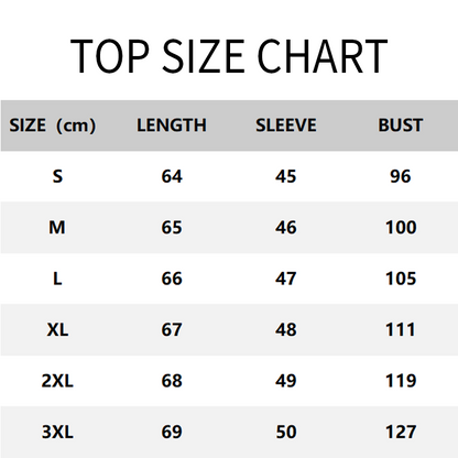 Damesett: mønstrede bukser og topp med rund hals