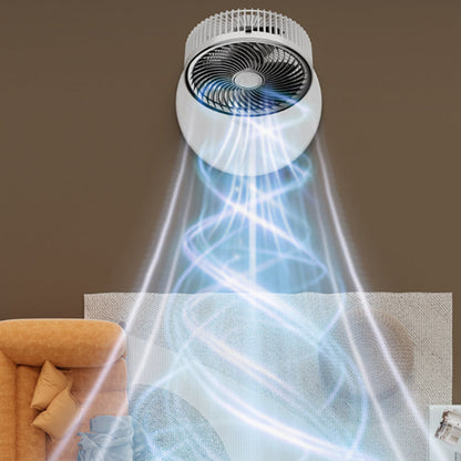 ⚡ 50 % RABATT - TILBUD I BEGRENSET TID! ⏱️Komfortabel gulvvifte med luftstrøm og energisparing, drevet via USB🍃