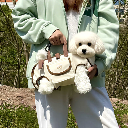 Bærbar, pustende kjæledyrbærer og ryggsekk