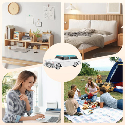 50 % rabatt🔥Trådløs Bluetooth-høyttaler i retrostil av bilmodell