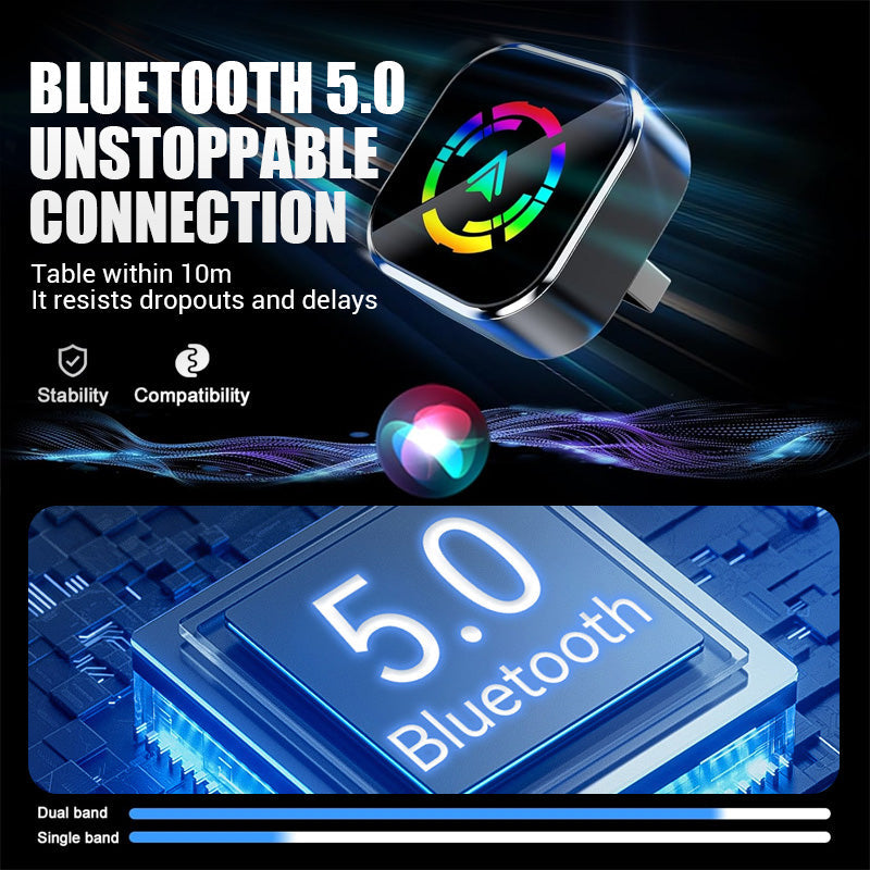 2-in-1-Funkadapter für iPhone und Android Auto🎵