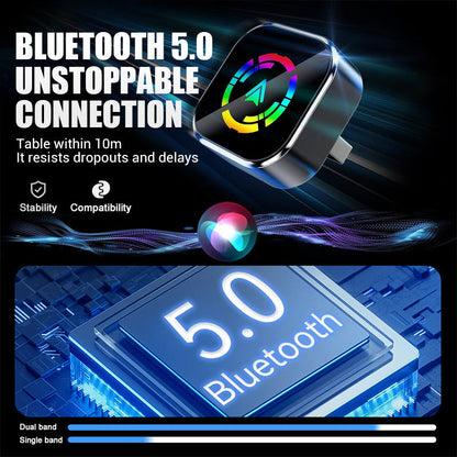 2-in-1-Funkadapter für iPhone und Android Auto🎵