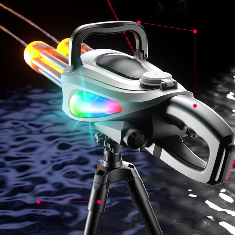 ⌛Begrenset tid 50 % rabatt💥Dobbeltløps Gatling elektrisk vannpistolsett – Gratis frakt