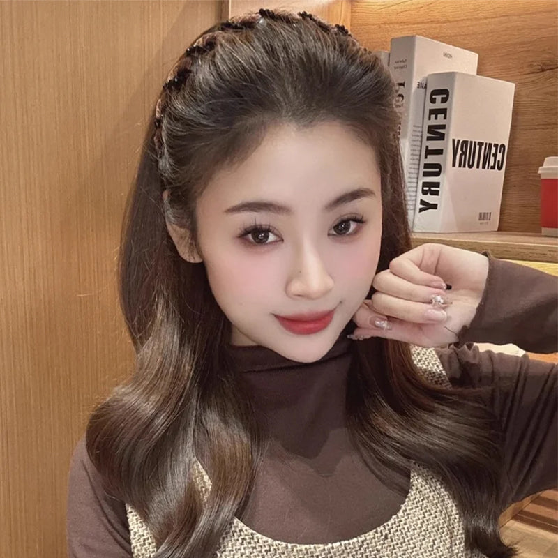 🔥Hot Sale🔥Vintage hårbånd med kunstig perle og høy kranium (50 % rabatt)