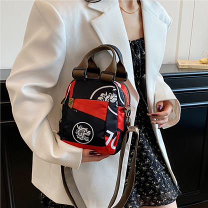 Moteveske med flerlagstrykk for kvinner